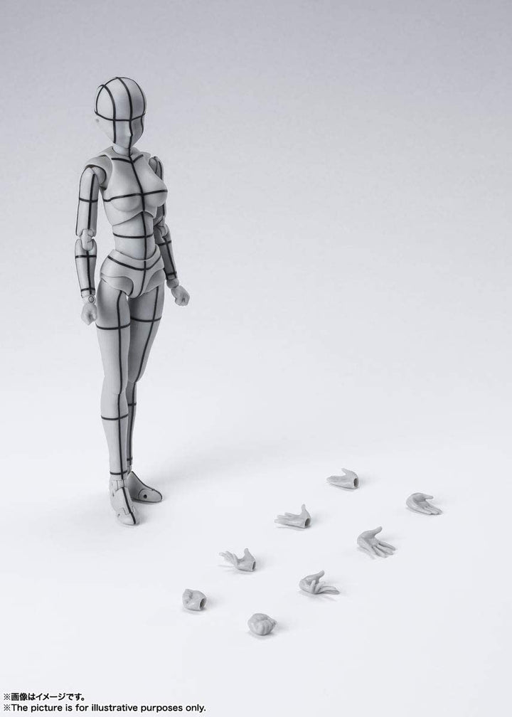 S.H.Figuarts ボディちゃん -ワイヤーフレーム- (Gray Color Ver.)