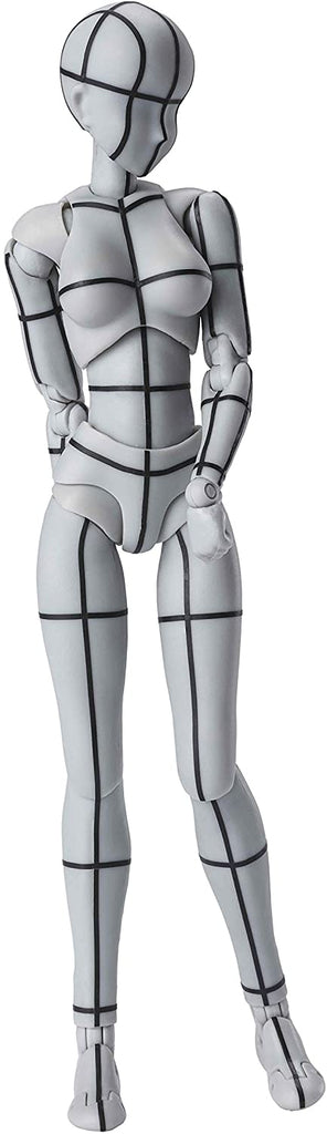 S.H.Figuarts ボディちゃん -ワイヤーフレーム- （Gray Color Ver.） S.H.Figuarts 塗装済みフィギュア