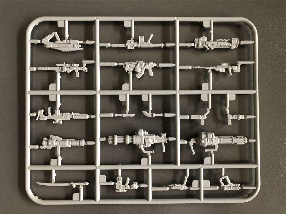 JOYTOY 暗源 1/25 ソルジャー武装セット-グレー フィギュア