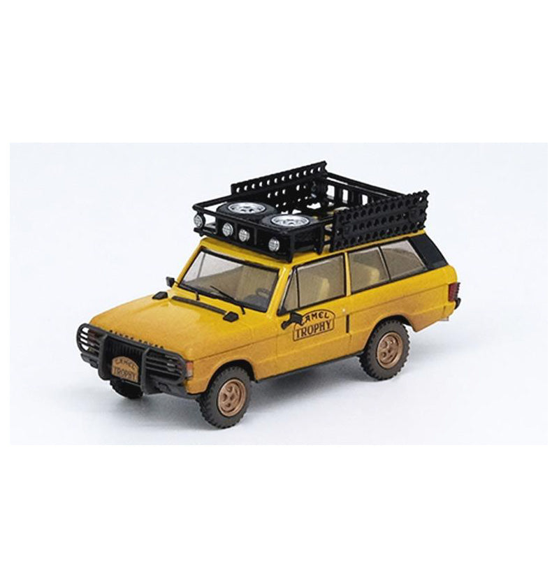 INNO Models(イノモデル) Range Rover クラシック キャメルトロフィー 1982 ウェザリング塗装 ツールボックス(1個)、燃料タンク(4個)付属 1/64スケール 塗装済みミニカー