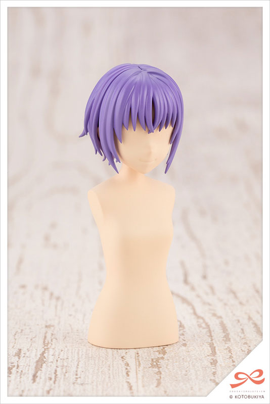 創彩少女庭園 アフタースクール ショートウィッグA[オレンジ＆パープル] 1/10スケール