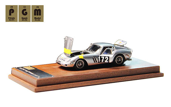 PGM(プライベートグッズモデル) 250 GTO #172 Silver ※フル開閉機能付 1/64スケール 塗装済みミニカー